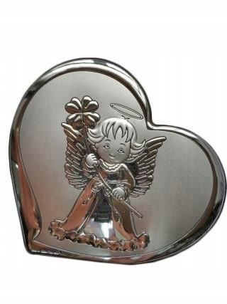 Strieborná maľba 10x11cm Angel z ... - 52981