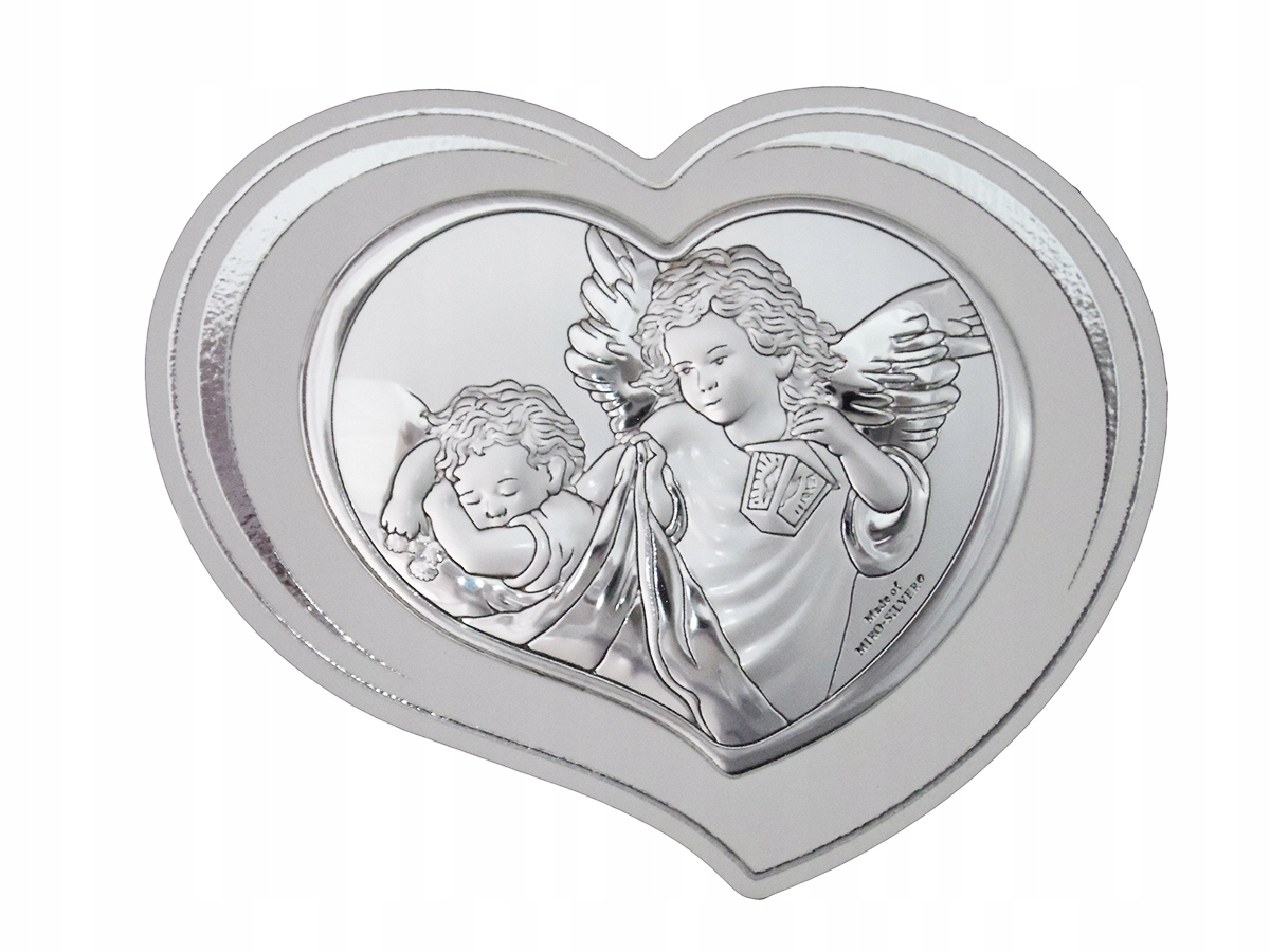 Strieborný obrázok 11x8cm Guardian Angel ... - 56069