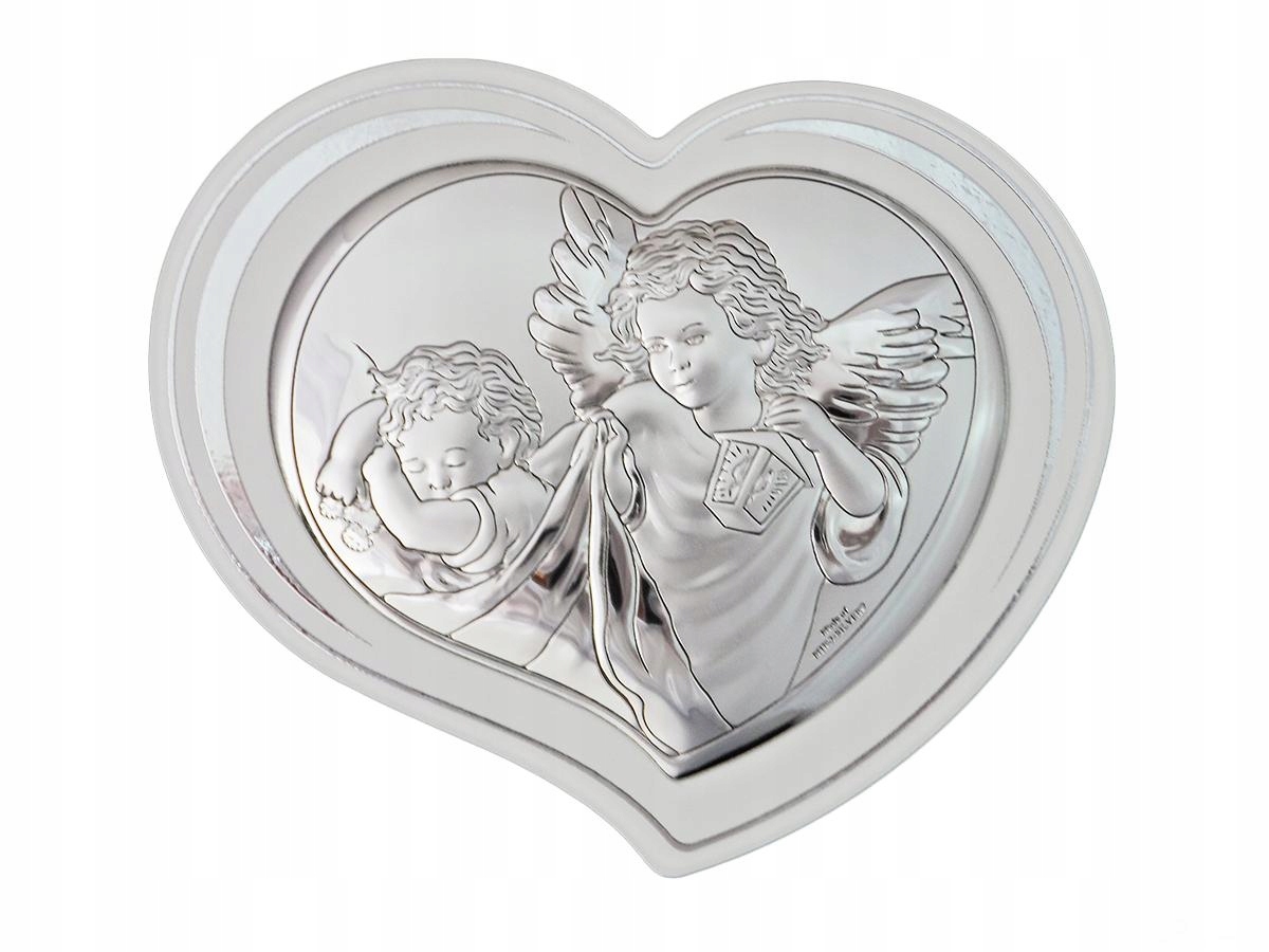 Strieborný obrázok 14x12cm Guardian Angel ... - 56067
