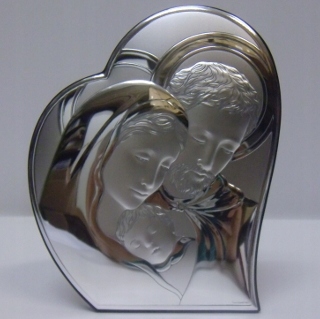 Strieborný obrázok 15x12cm sviatky ... - 41944