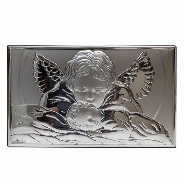 Silver Image 15x9cm Guardian Angel ... - 02570