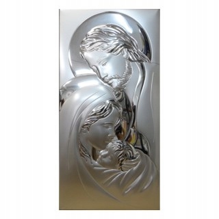 Strieborný obraz 36x18cm Svätá rodina ...- 58049