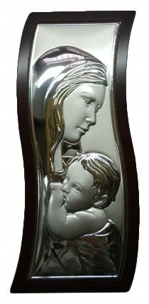 Strieborná matka Božia s dieťaťom - 35239
