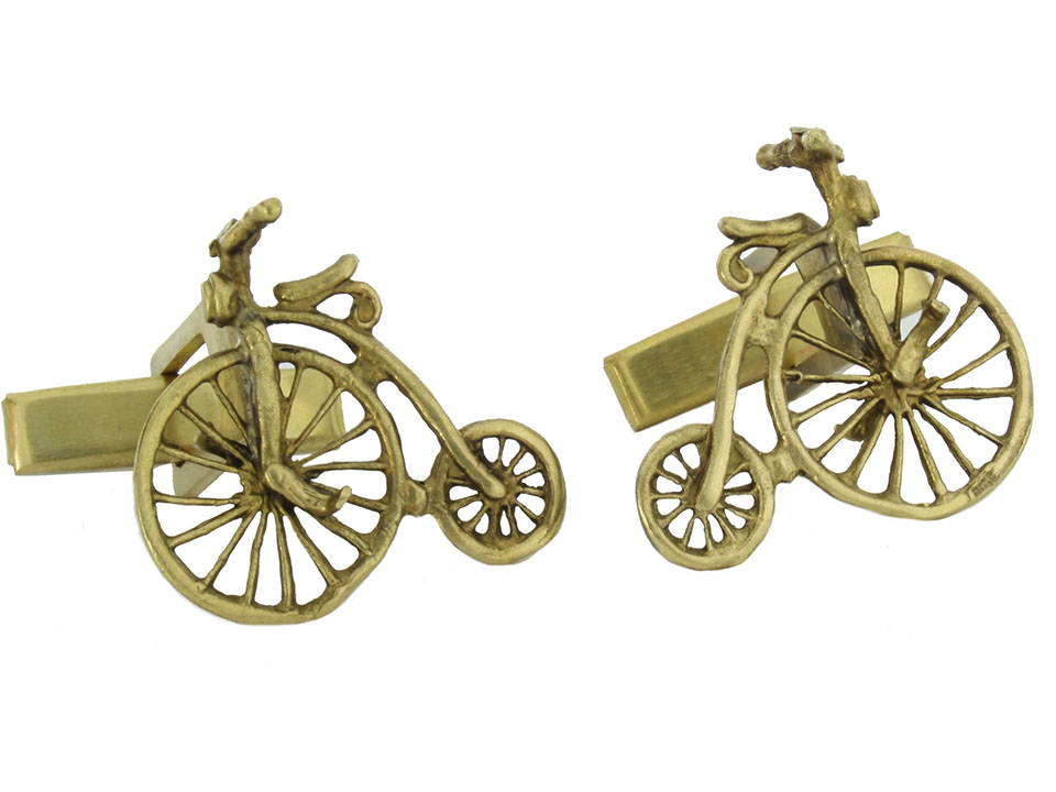 Cool Cufflinks Bicycle Bicykel