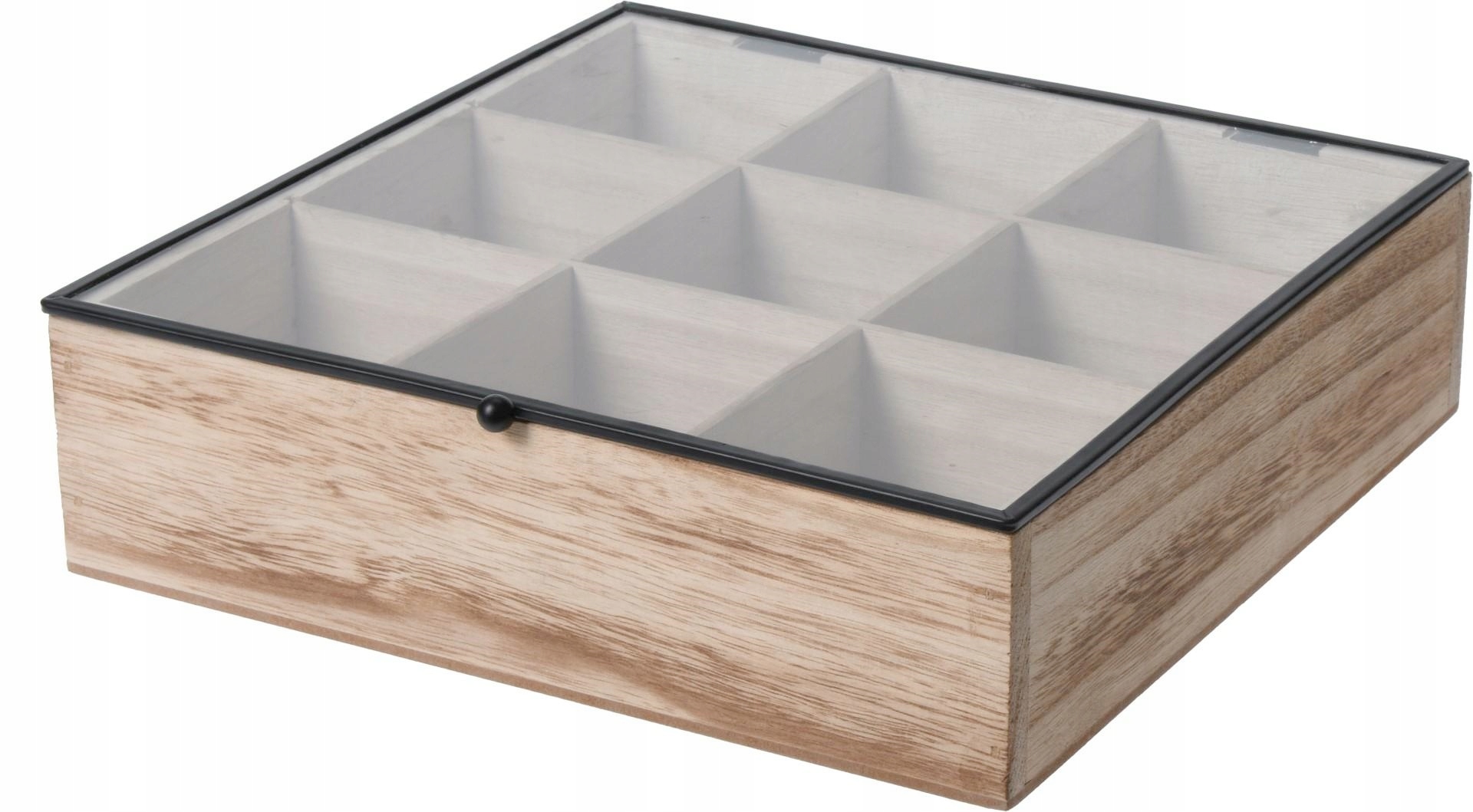 Organizér Teabox drevo 9 priehradok
