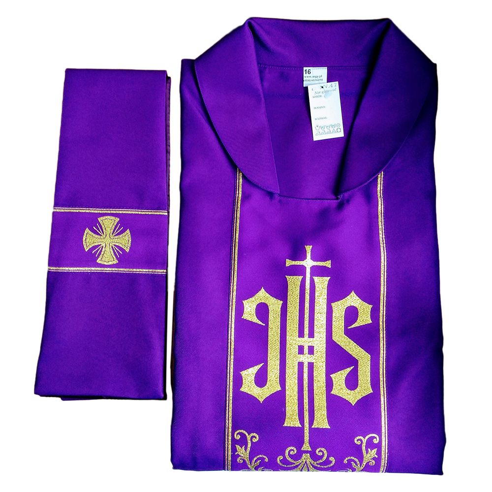 Plain Purple Chasuble - 55623