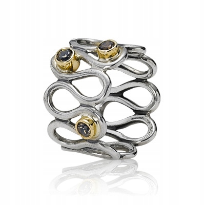 Originálny Pandora Ring 190384SQ Quartz Dymn