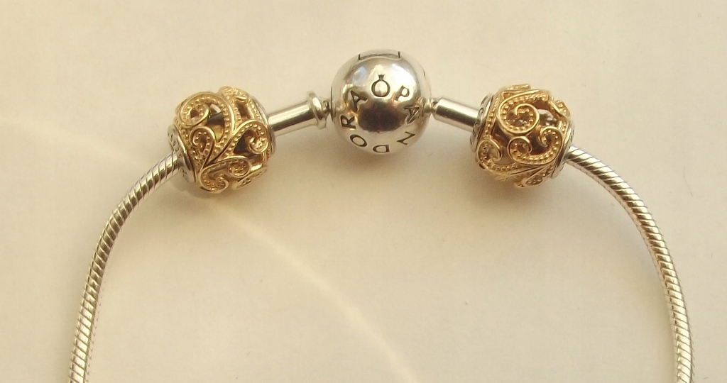 KREATIVITA ESSENCE PANDORA - 14k zlato / striebro