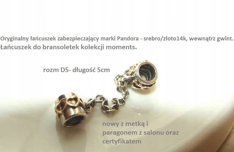 PANDORA Originálna bezpečnostná reťaz tt D5