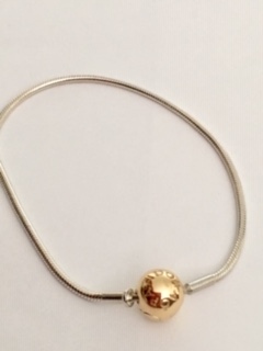 Pandora náramok Essence 19 Gold Upening 14k