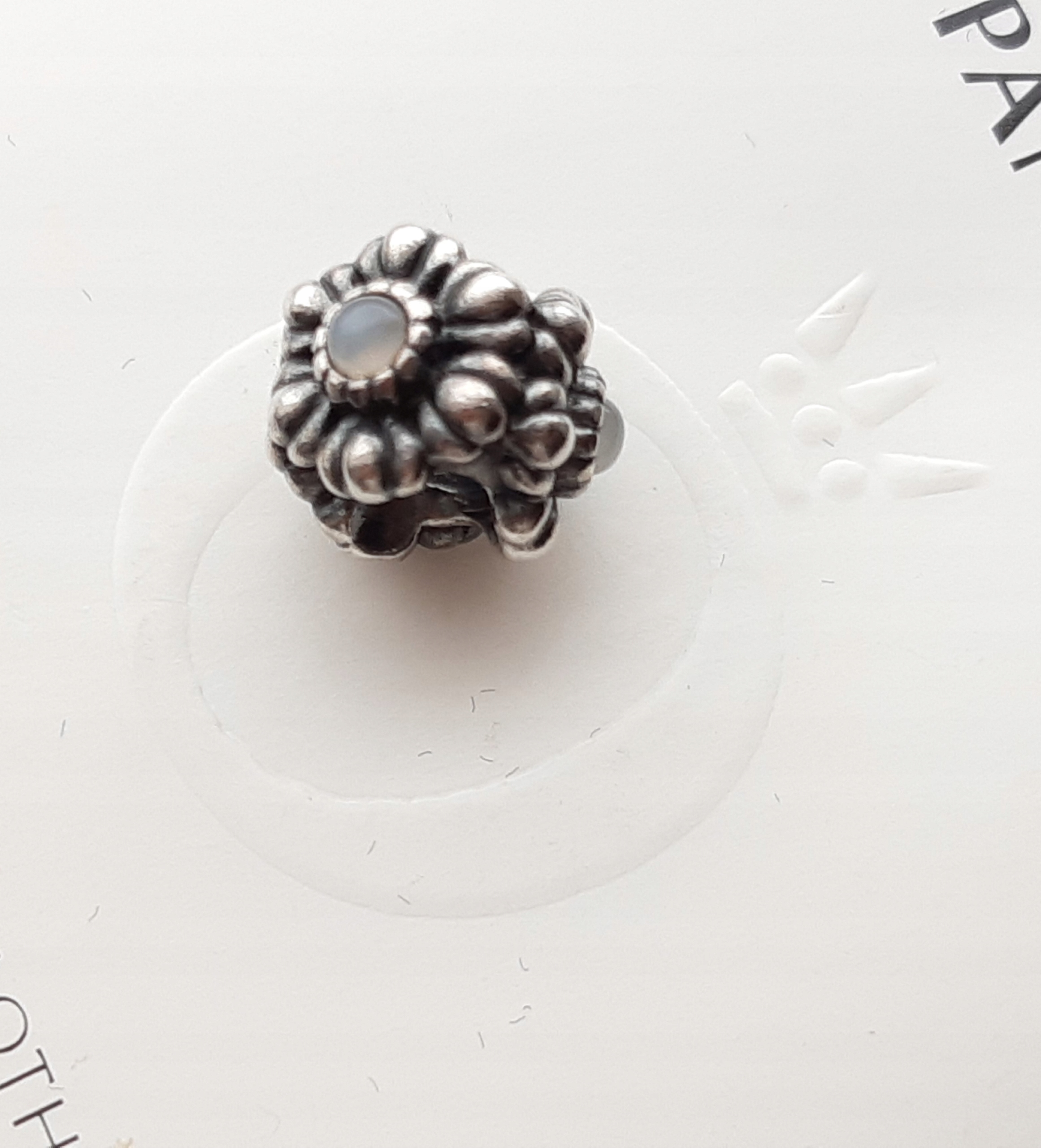 PANDORA Original Charms Birthday Flower Red