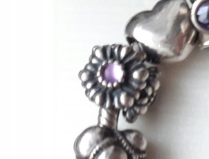 Narodeninový kvet PANDORA Original Charms FEBRUÁR