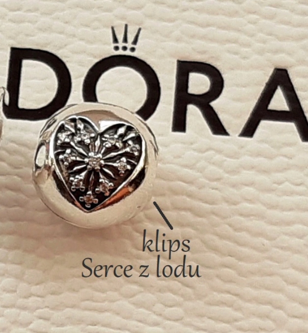 Pandora originálny klip srdca z ľadu