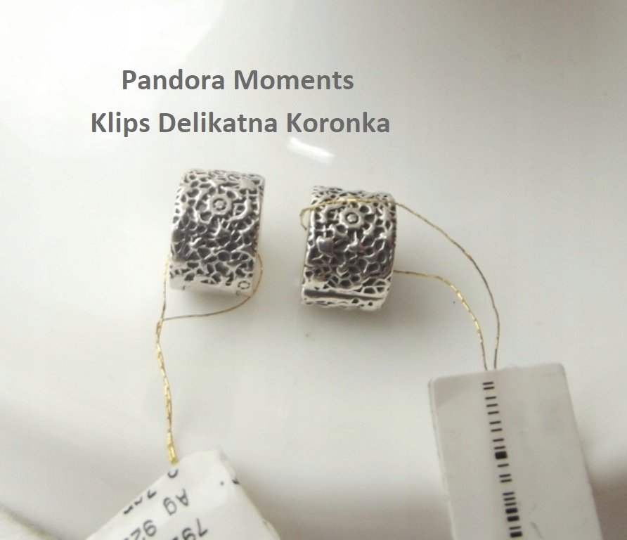 Originálna PANDORA! Jemný čipkovaný klip