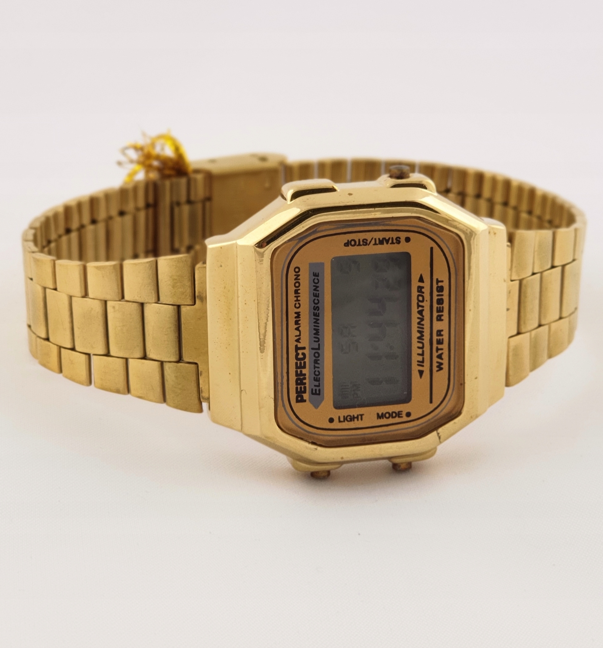 Unisex hodinky - Perfect - Golden Watch Retro Illuminator - Unisex