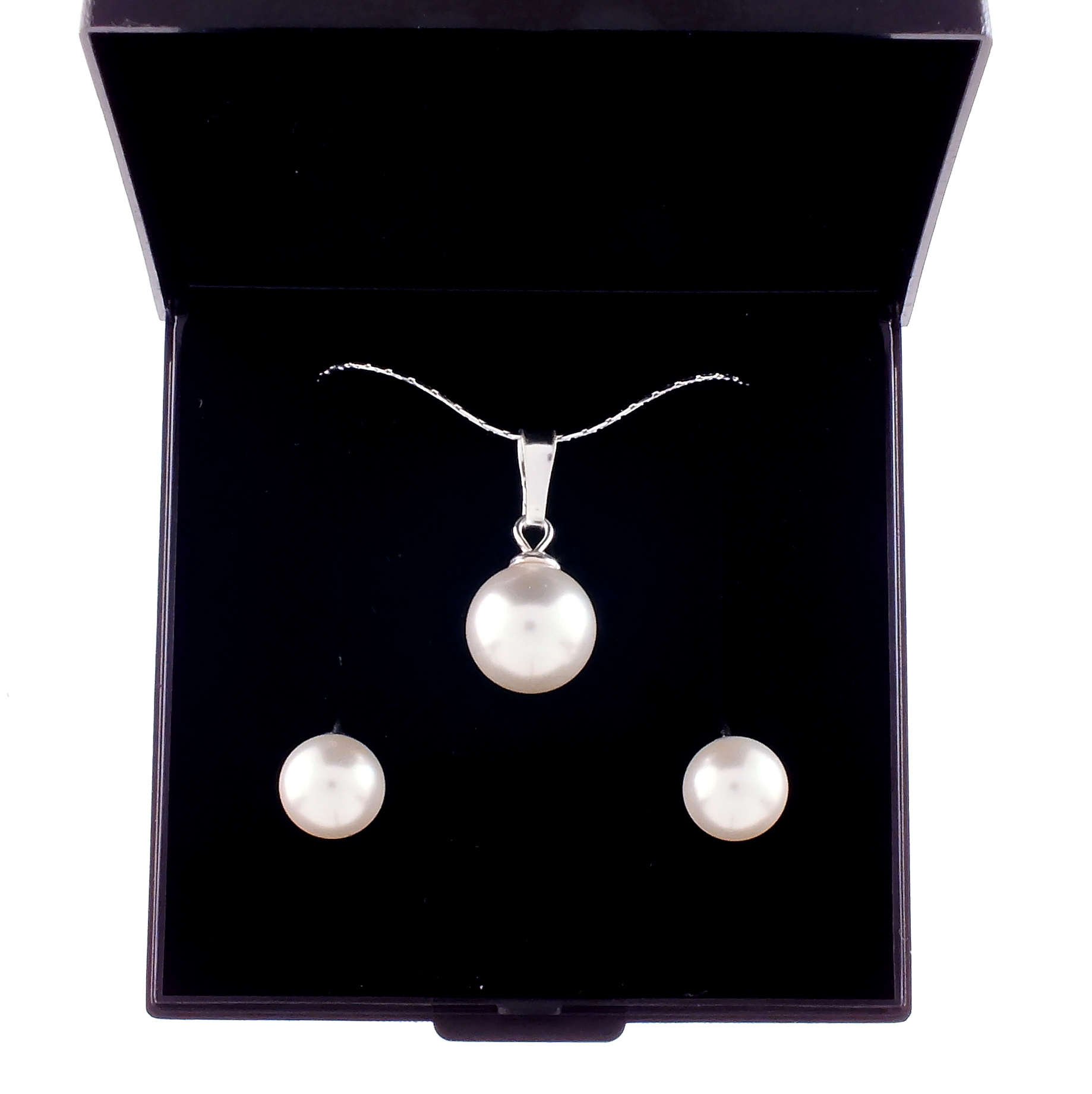 PERLY KR. SADA SWAROVSKI STRIEBORNÁ 925 FARIEB