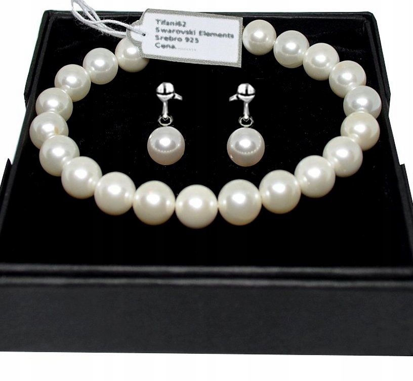 NÁUŠNICE PEARLS SWAROVSKI SADA ZADARMO NÁRAMOK