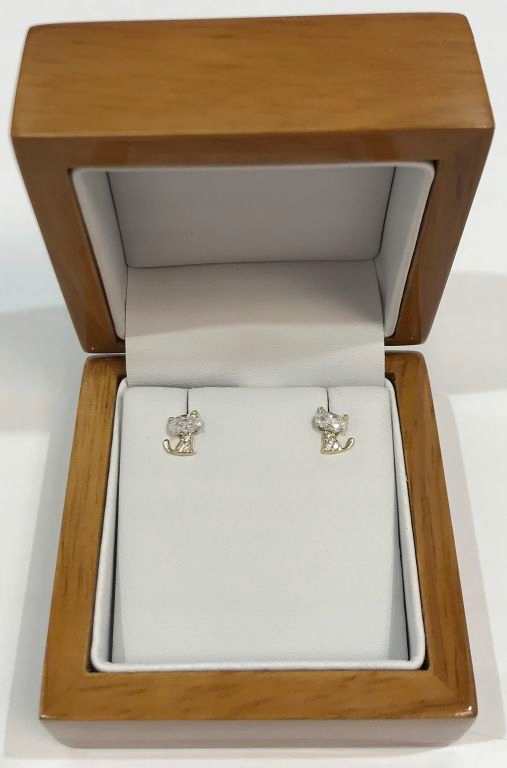 KRÁSNE ZLATÉ KUŤATSKÉ NÁUŠNICE CT.585
