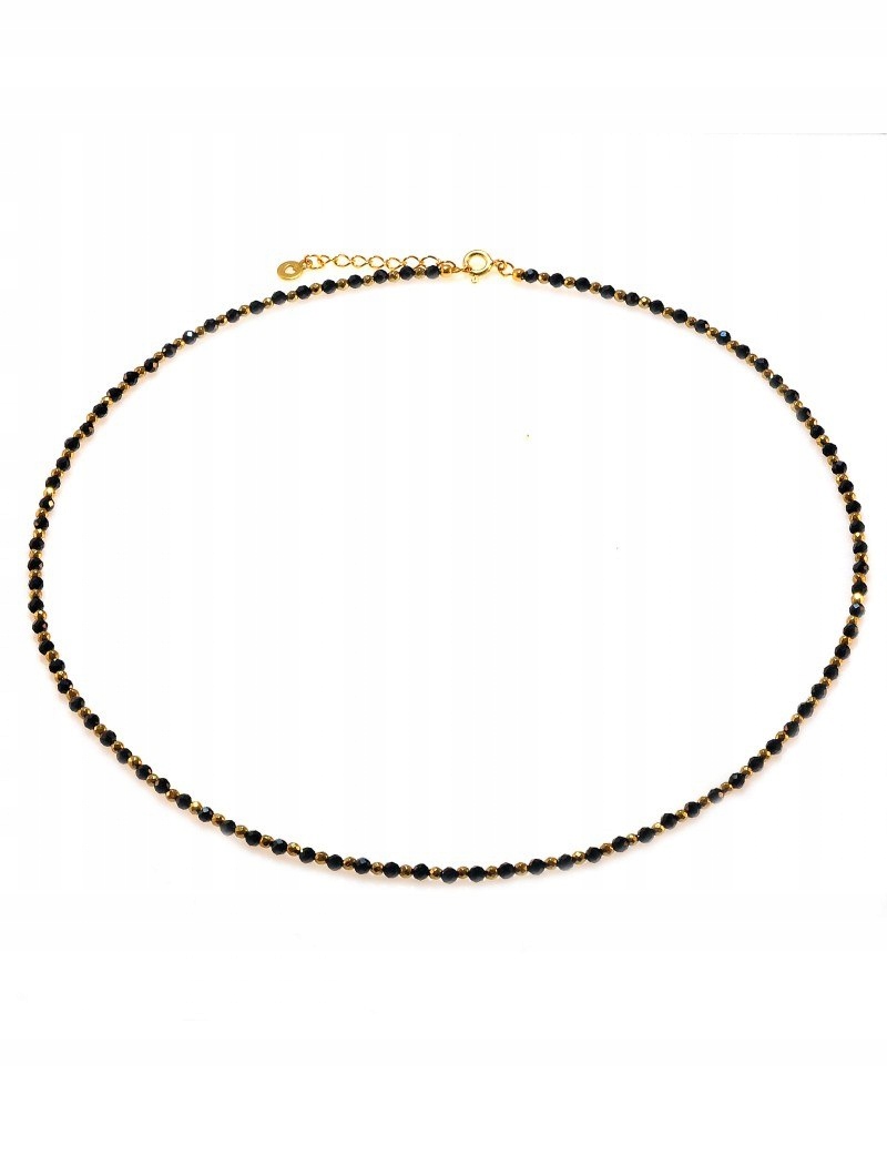 Krásny strieborný náhrdelník 925 spinel hematit