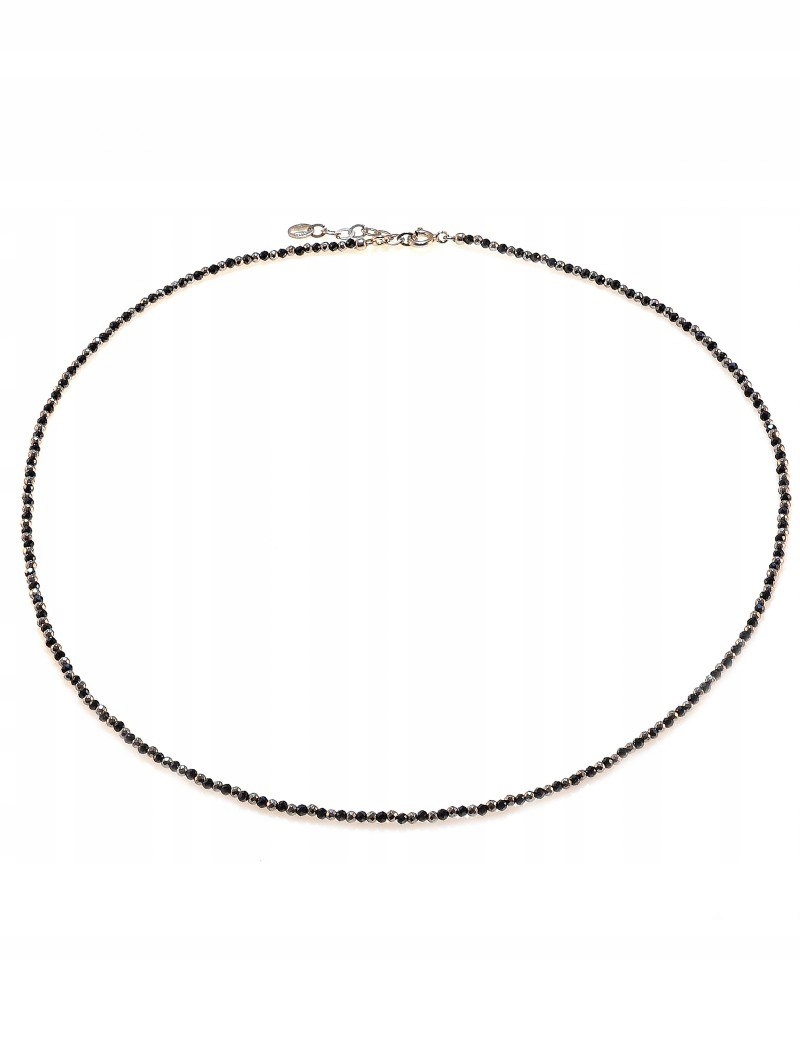 Krásny strieborný náhrdelník 925 Lucy Hematit Spinel