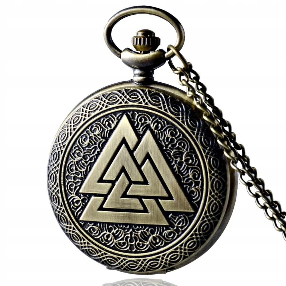 Pánské hodinky - NÁDHERNÉ VRECKOVÉ HODINKY NORDIC VALKNUT WIKING