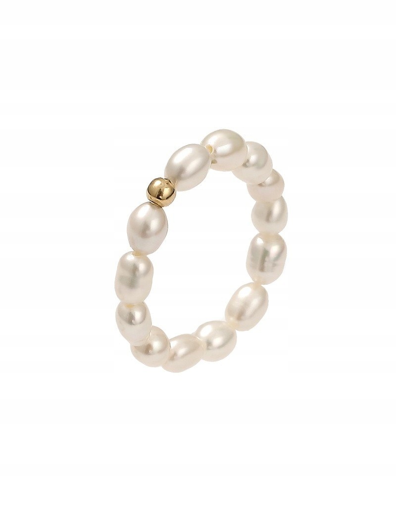 Krásny strieborný prsteň 925 Elegant Pearl