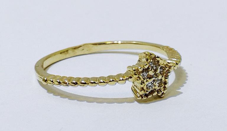KRÁSNY PRSTEN S HVIEZDOU 585 1,38 G