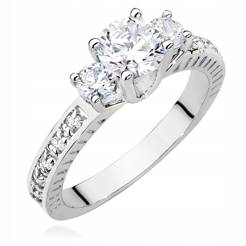 KRÁSNY ZLATÝ PRSTEŇ 585 S BRILIANTMI 1,15ct