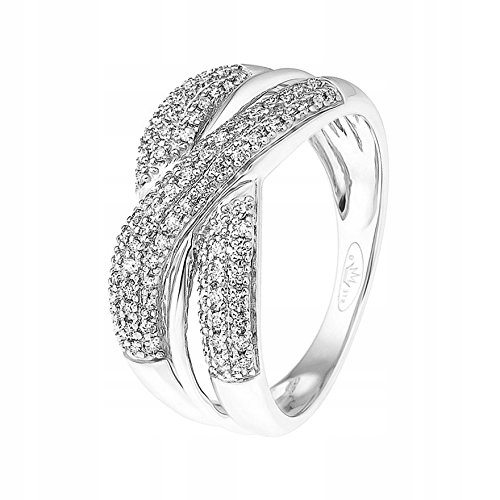 Prsteň 15,9 mm diamanty 0,30 CT zlato 9ct 375