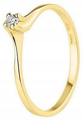16 ct DIAMONDS RING 0,06 ct GOLD 18 ct 750