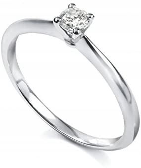 Krúžok 17,2 mm diamanty 0,2 ct zlato 750 18ct