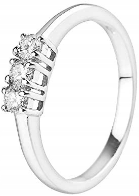 KRÚŽOK 17 mm DIAMANTY 0,15 ct ZLATO 18 ct 750