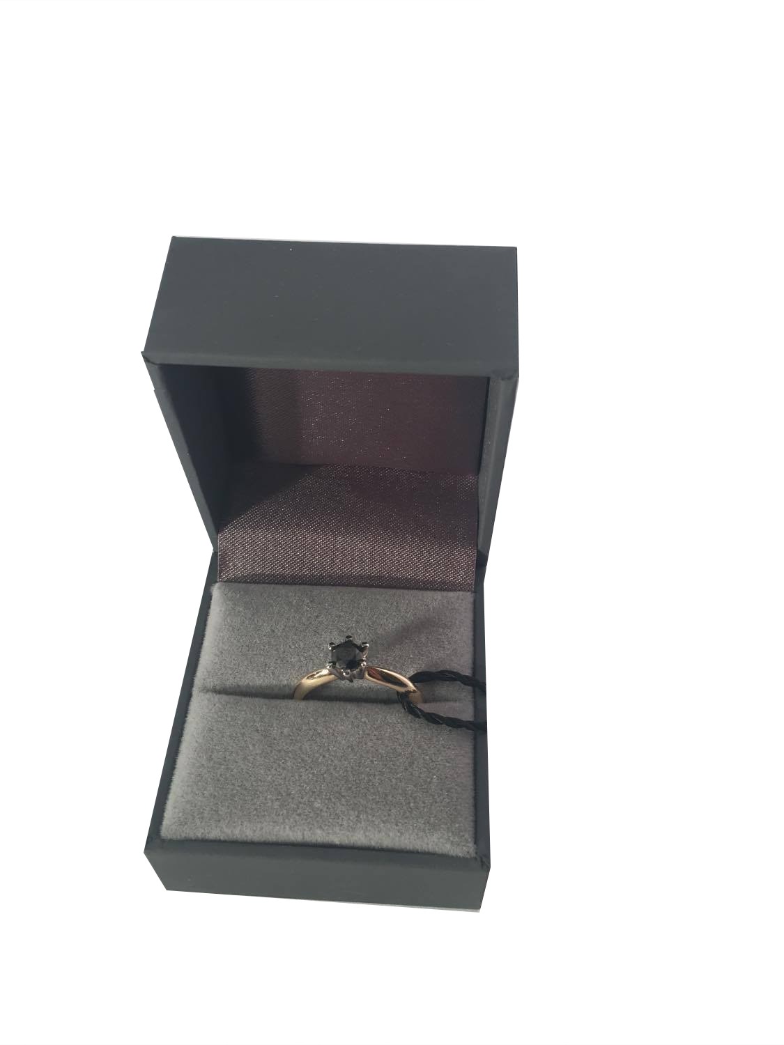 DIAMOR RING s čiernym diamantom