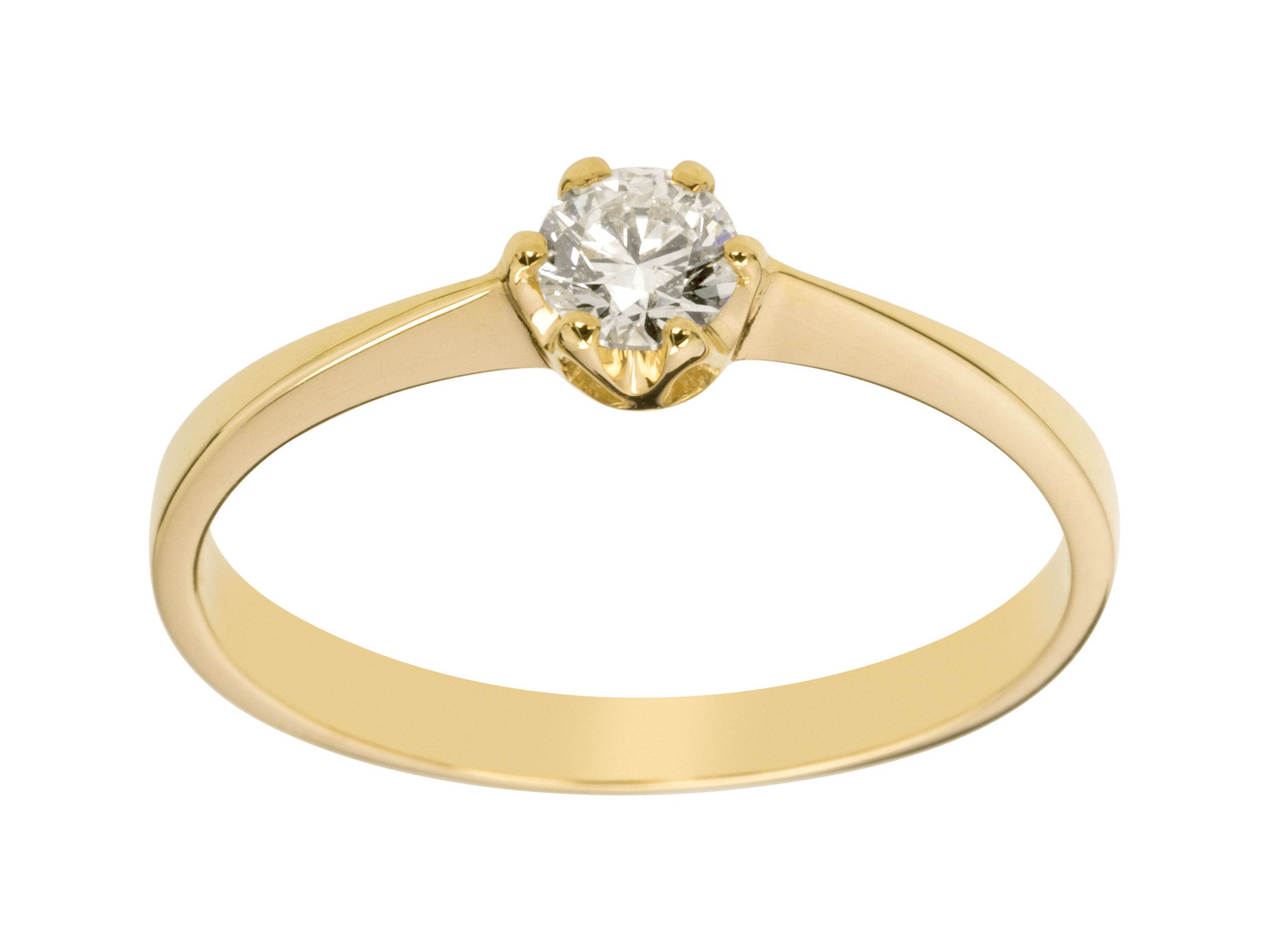KLASICKÝ ZAPOJENIE BRILLIANT RING 0,21ct