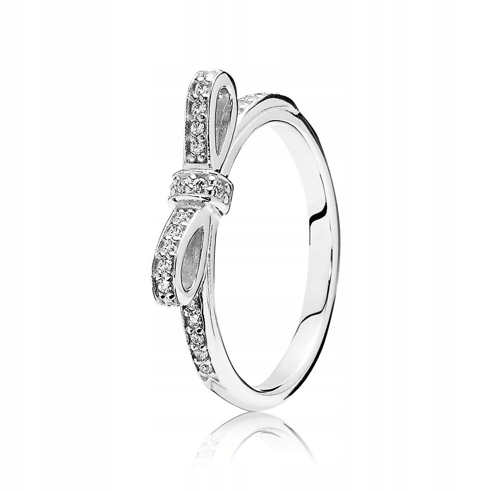 BOW RING 190906CZ STRIEBORNÁ ZIRKÓNIA PAN
