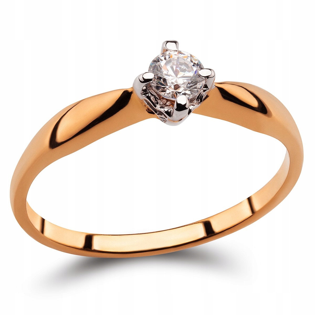 RING ROSE GOLD BRILLIANT 0,20CT H / SI 585
