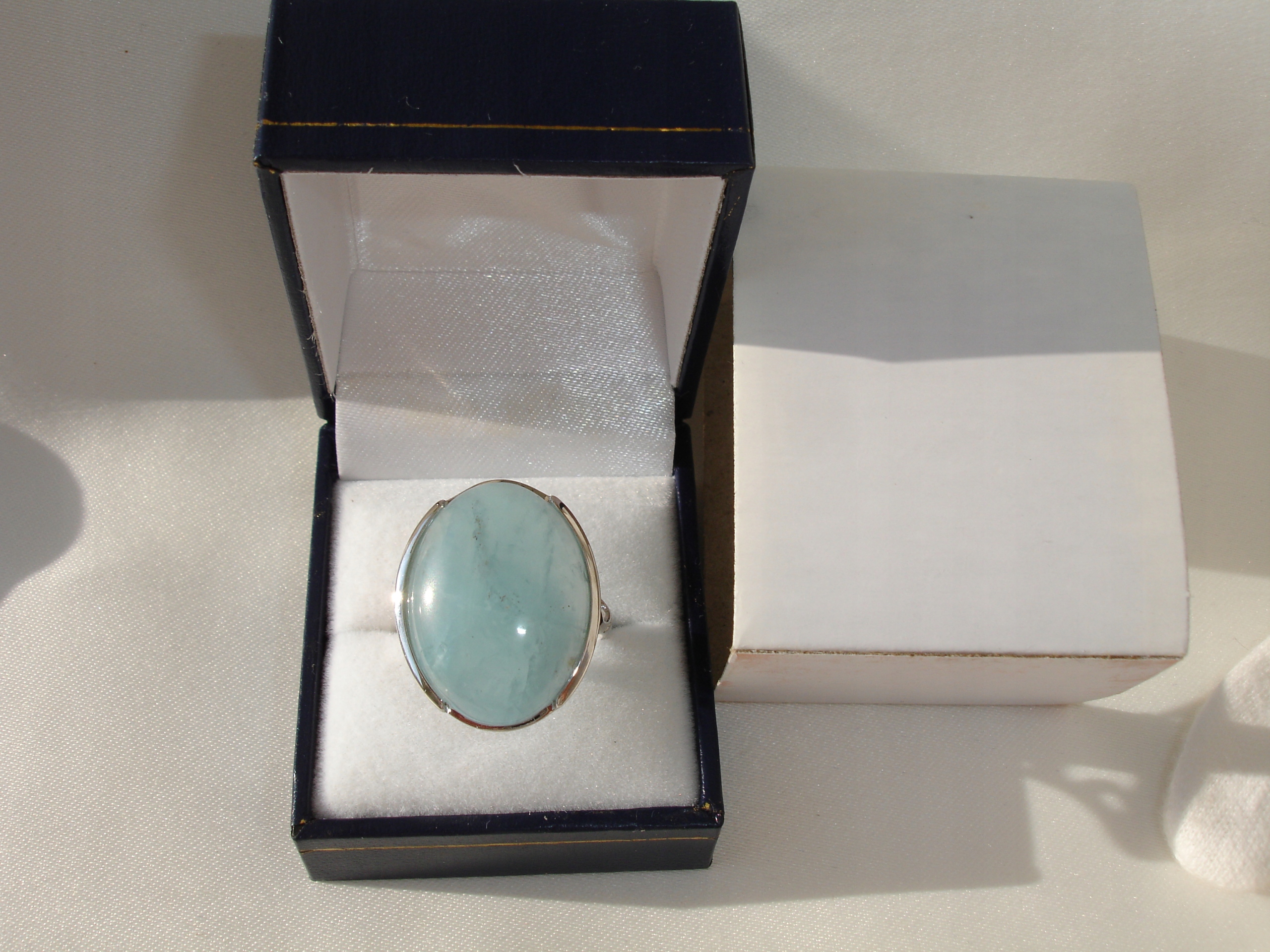 SOGNI D'ORO AQUAMARINE GOLD 9K RING PR375