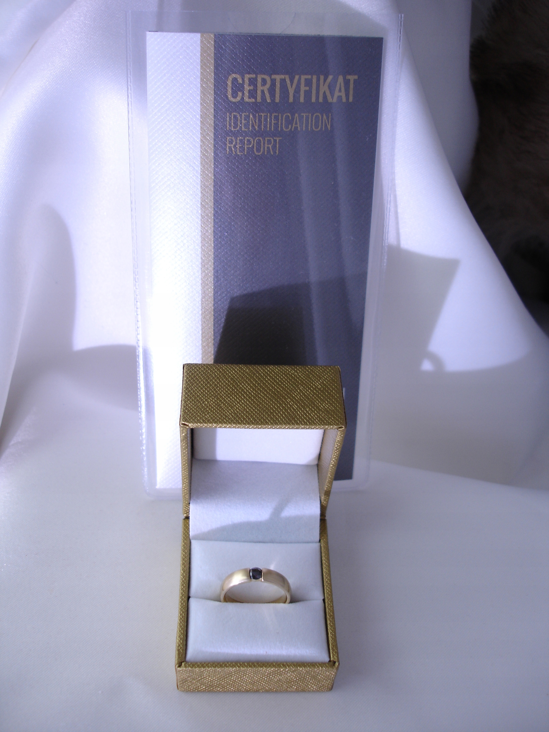 SOGNI RING D'ORO Black Diamond PLN 9K PR375