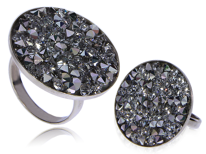 SWAROVSKI RING SILVER RING SILVER LgSP200