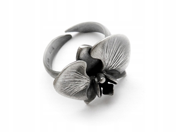SILVER RING SENZIÁLNY ORCHID ORCHID 925