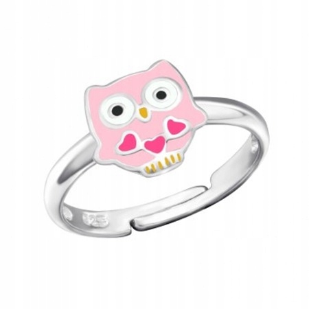 SILVER RING DIEVČA SOVA