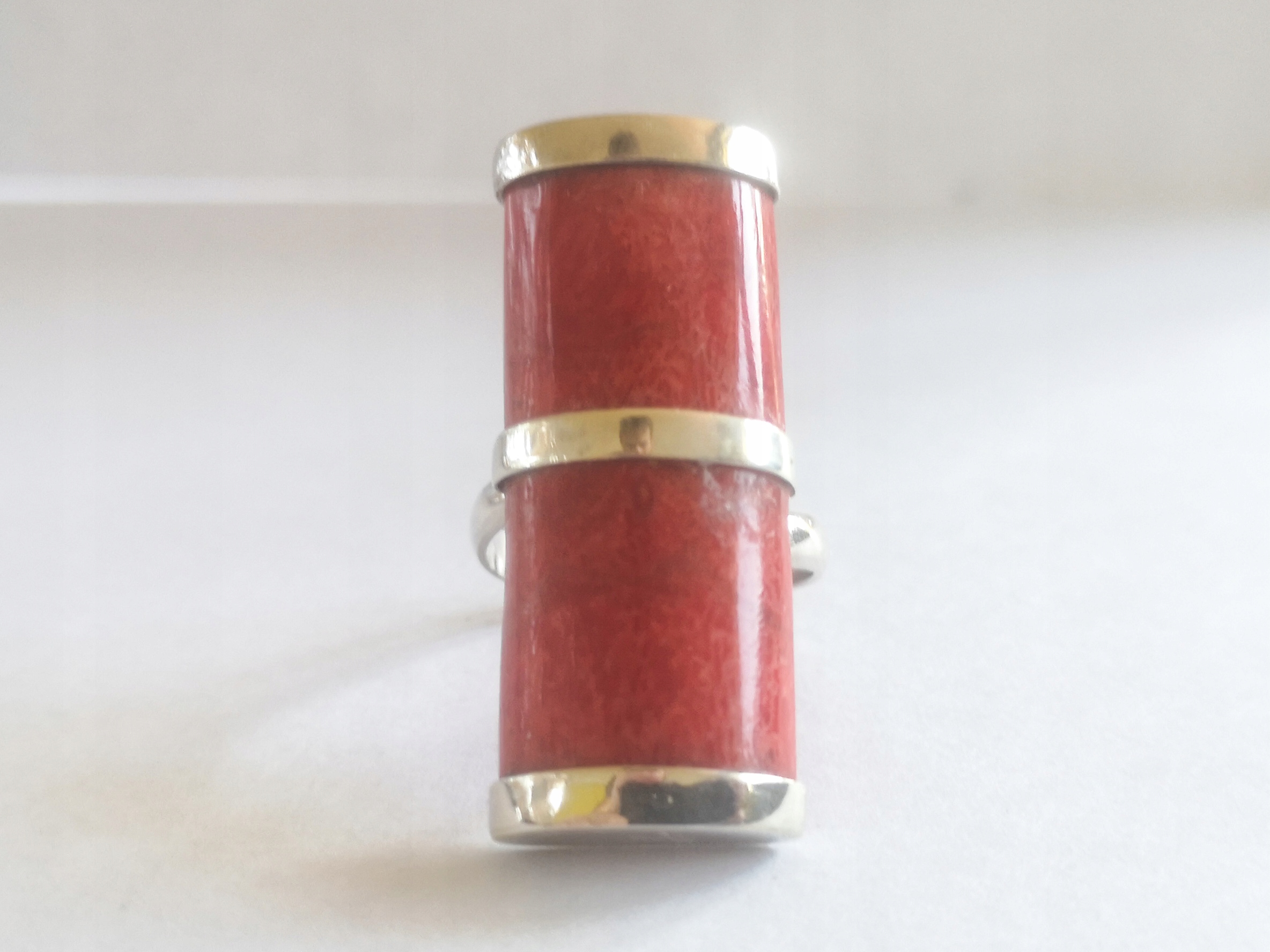 STRIEBORNÝ PRSTEŇ s kameňom, veľkosť REG SAMPLE925