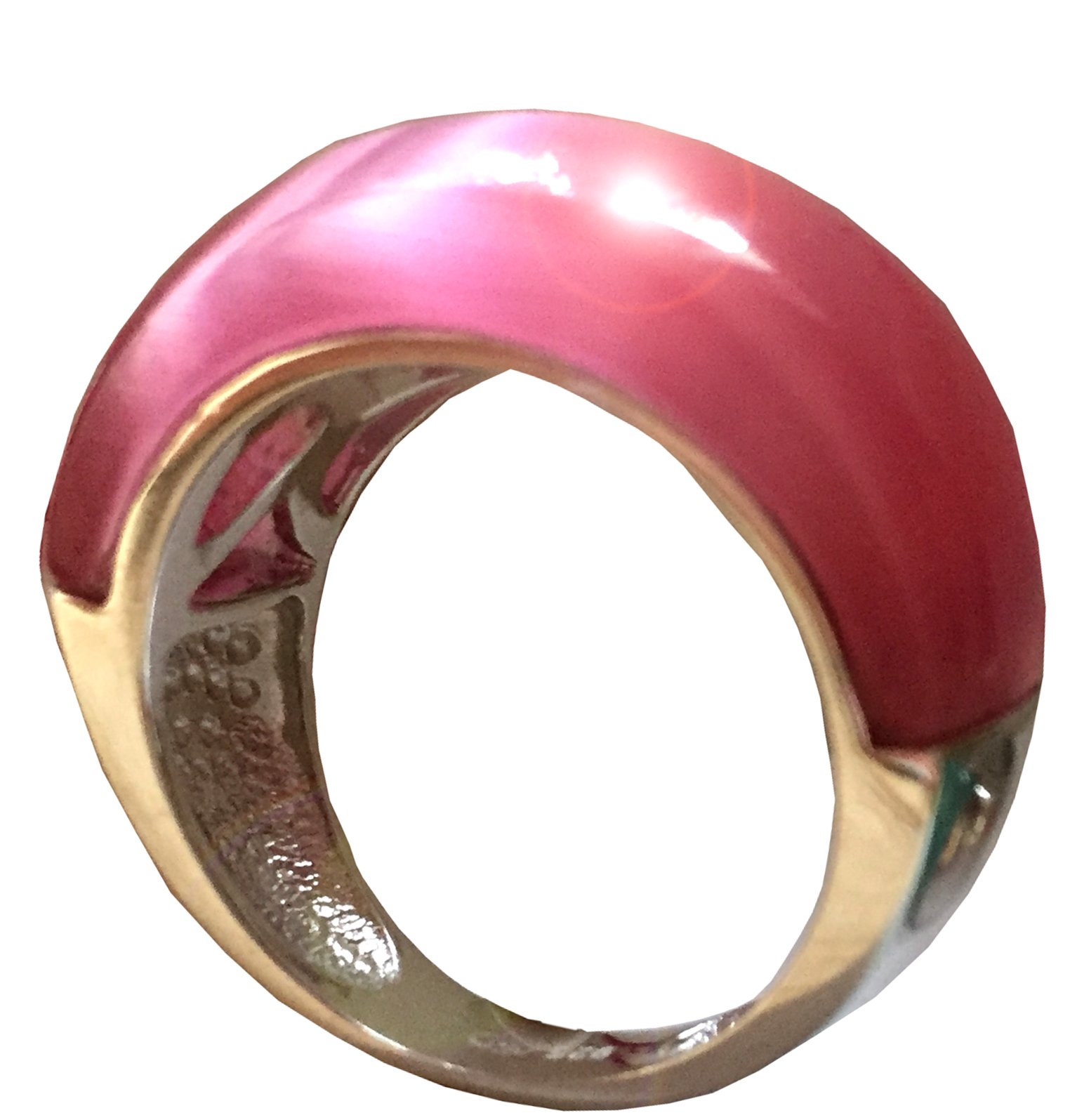 KRÚŽOK PRE OČNÉ OČI STRIEBORNE RUŽOVÁ FUCHSIA 12 LETO