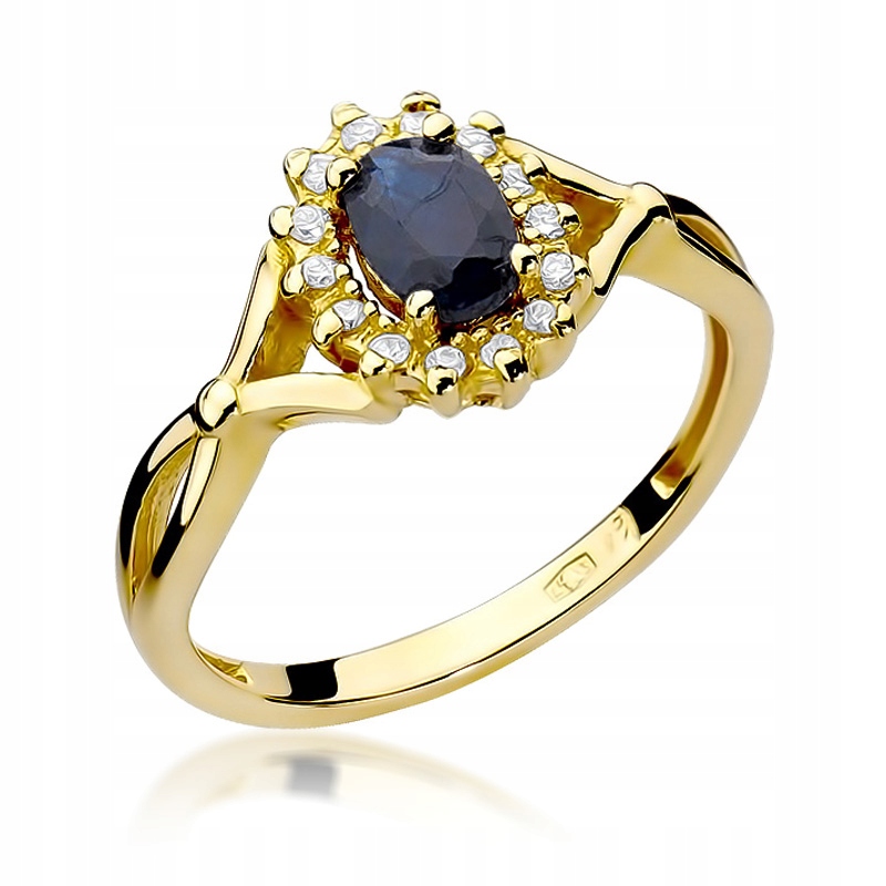 KRÚŽOK SAPPHIRE 0,60 CT BRILLIANT AWNING 0,585