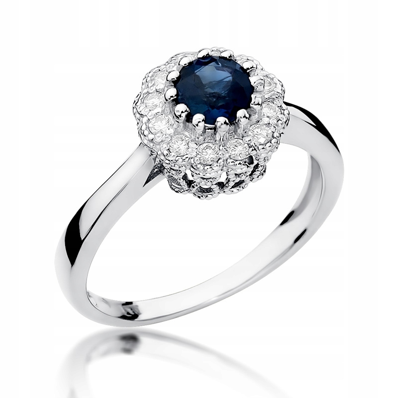 ZARIADENIE SAPPHIRE RING BRILLIANTS 0,17 CT gravírovanie ZDARMA