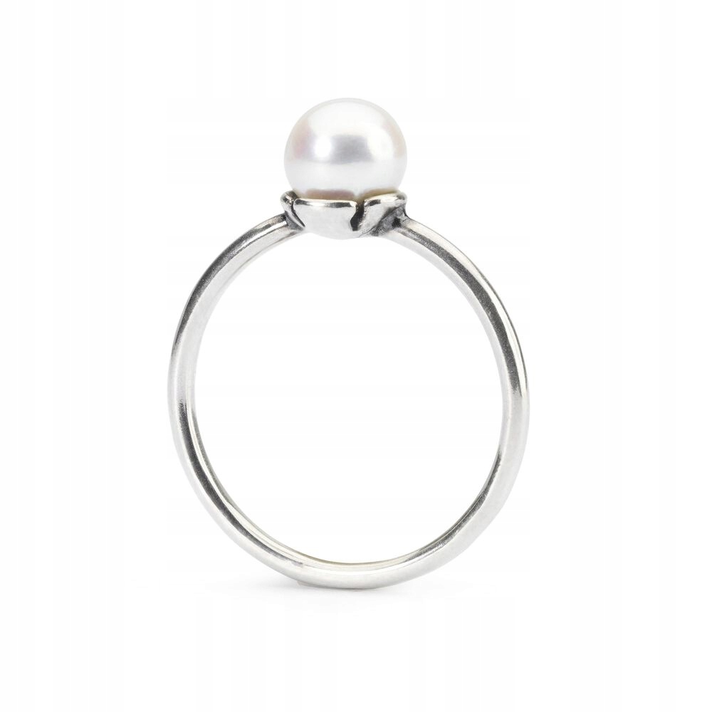 Trollbeads, jemný perlový prsteň
