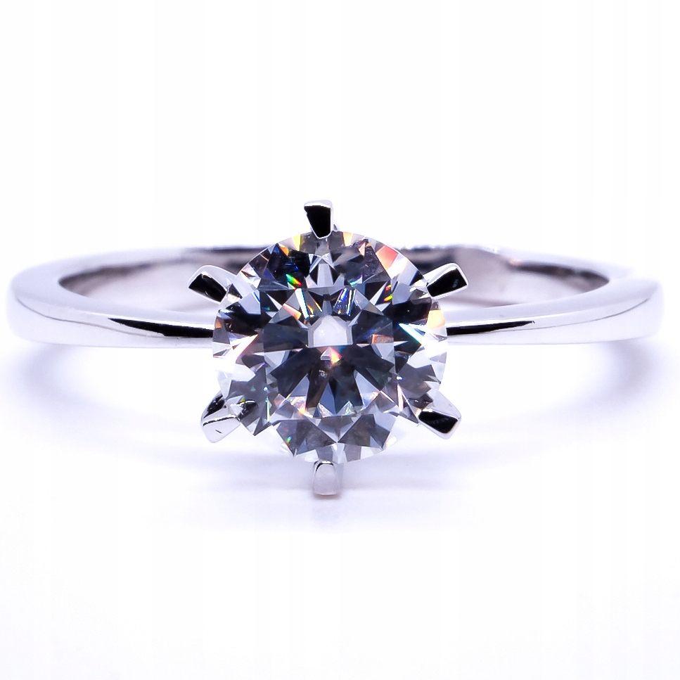 1.0CT MOISSANITOVÝ TIFFÁNOVÝ KRÚŽOK