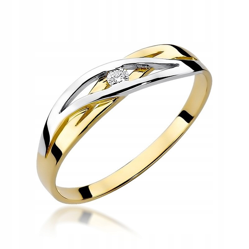 BRILLIANT RING 0,05 CT 14KT ŠANCA!