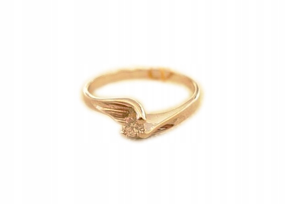 DIAMANTOVÝ PRSTEŇ! NAJLACNEJŠIE! 0,10 ct. SI1 / H