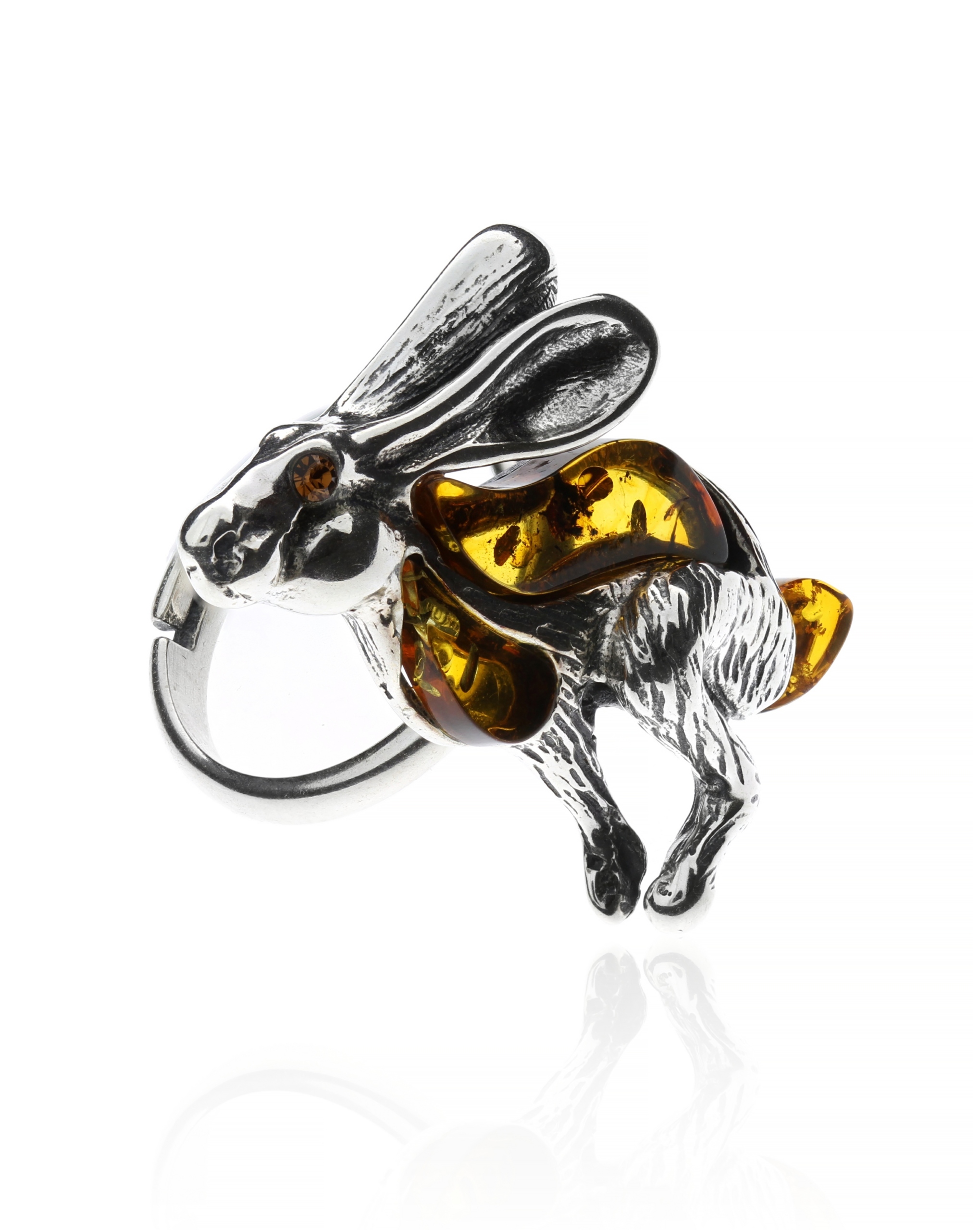 ZAJAC RING, JANTÁROVÝ STRIEBORNÝ DARČEK + ZDARMA